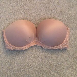 Victoria Secret Fabulous Push-Up Strapless Bra