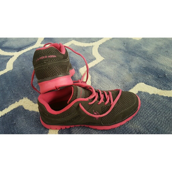 U.S. Polo Assn. Pink & Gray Shoes