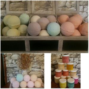 Sugar Scrub + 2 Bath Bombs