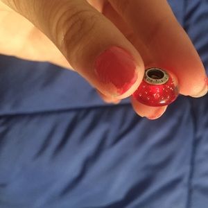 Red Pandora Charm