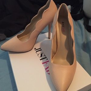 Justfab nude heels