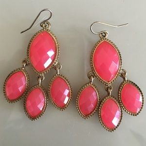 Pink earrings