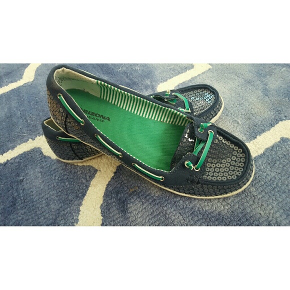Arizona Jean Company Sequin Harbor Boat Shoes