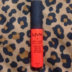 NYX soft matte lip cream in "Morocco"