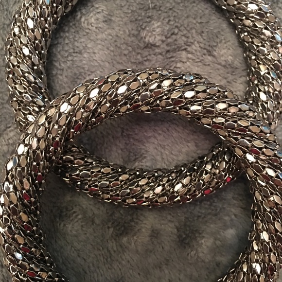Silver Colored Bangles - Picture 3 of 4
