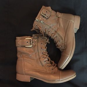 G by Guess combat boots