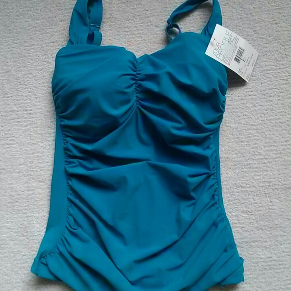 Gottex Profile Tutti Frutti Tankini top 34D NWT