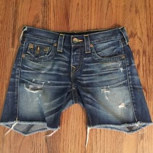 True Religion Brand Jeans Cut Off Women's Short