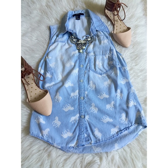 Forever 21 Tops - Denim button down