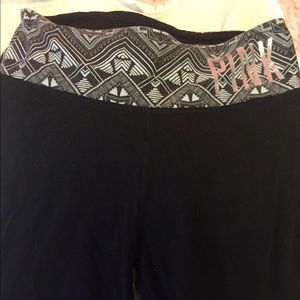 S VS PINK LEGGINGS HIGH WAISTED AZTEC GEO