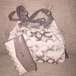 Coach handbag and wallet