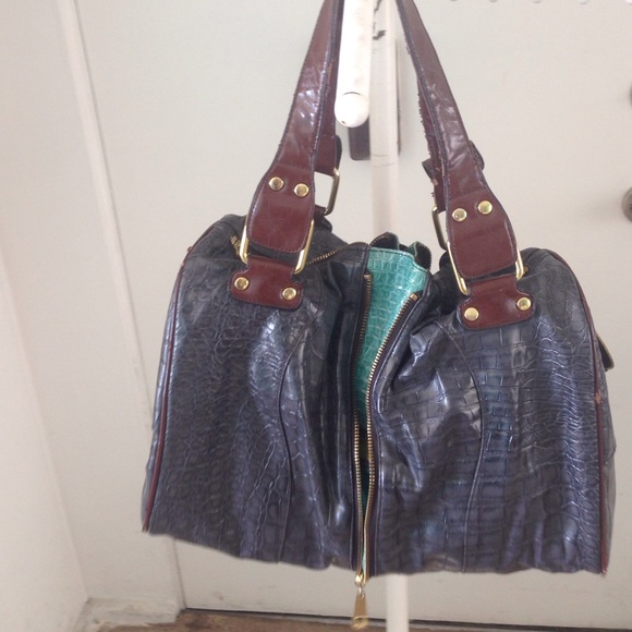 Oversized boho textured purse!