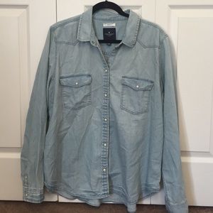 Long Sleeved Denim Shirt
