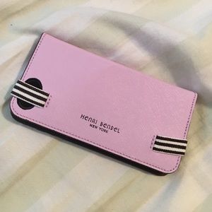 Henri Bendel Leather Phone Case