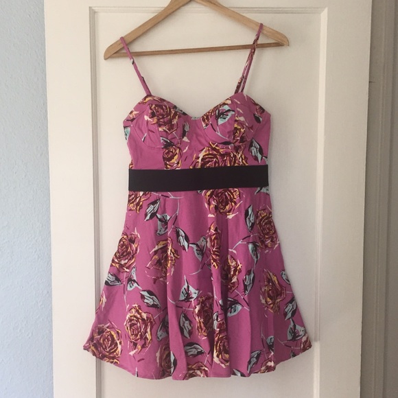 Forever21 Pink Floral Dress