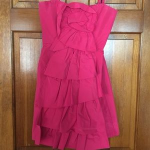 BCBG MAXAZRIA Pink Strapless Pencil Dress