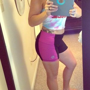 Reserved aerie and brooks shorts and run top