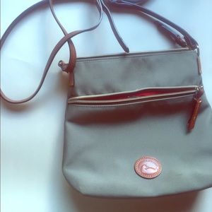 Dooney & Bourke Grey Canvas Cross-Body