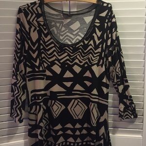 (4/$20) Black and Tan dress