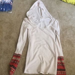 Others Follow hooded long sleeve shirt