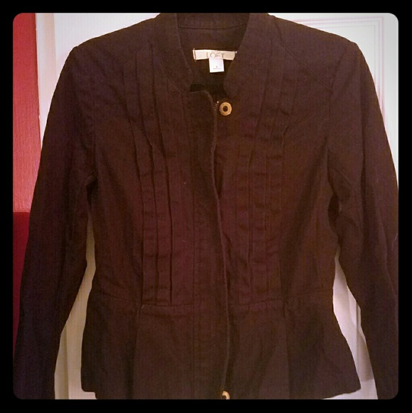 Loft Black Jean jacket - Picture 1 of 4