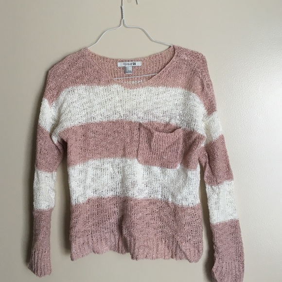 Pull Rayé Forever 21 Taille M Pour Fille/ado - Occasion Très Bon état