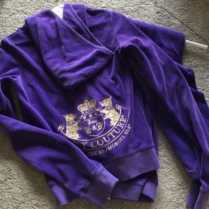 Purple Juicy couture track suit