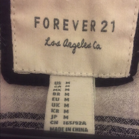 Forever 21 Plaid Button down - Picture 3 of 3