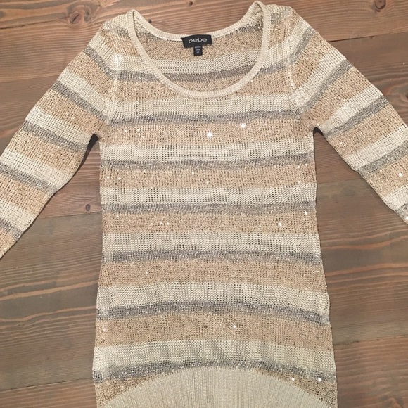 Bebe 3/4 sleeve light sweater