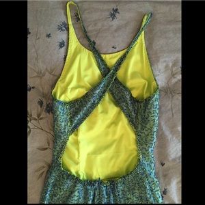 Beaded dress, great colors!