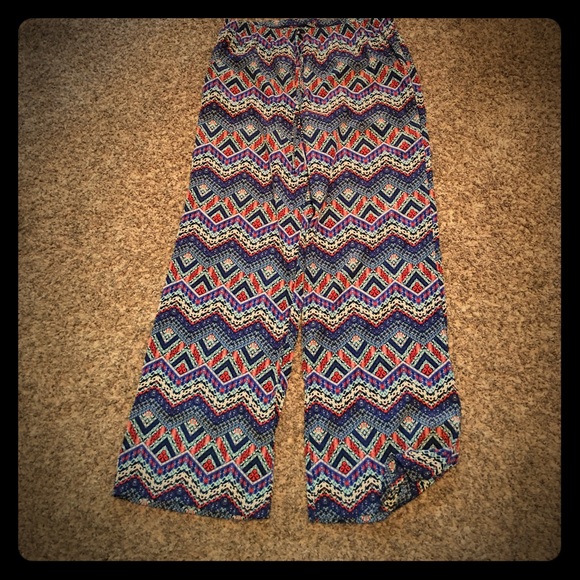 Wide leg dress pants
