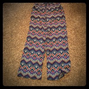 Wide leg dress pants