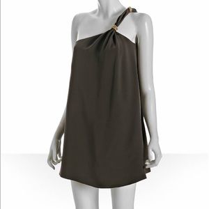 Jay Godfrey Grecian Style One Shoulder dress