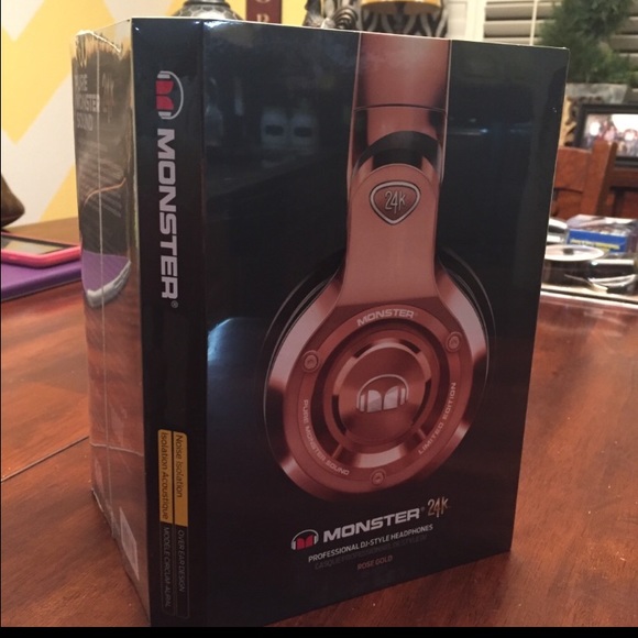 Authentic Monster headphones