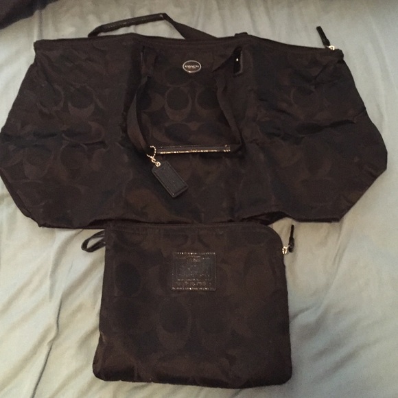 Coach beach bag