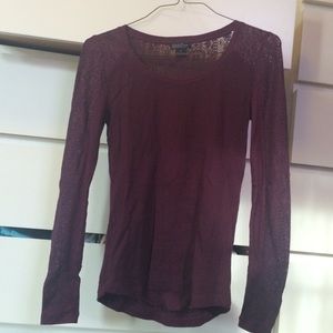 Lace long sleeve