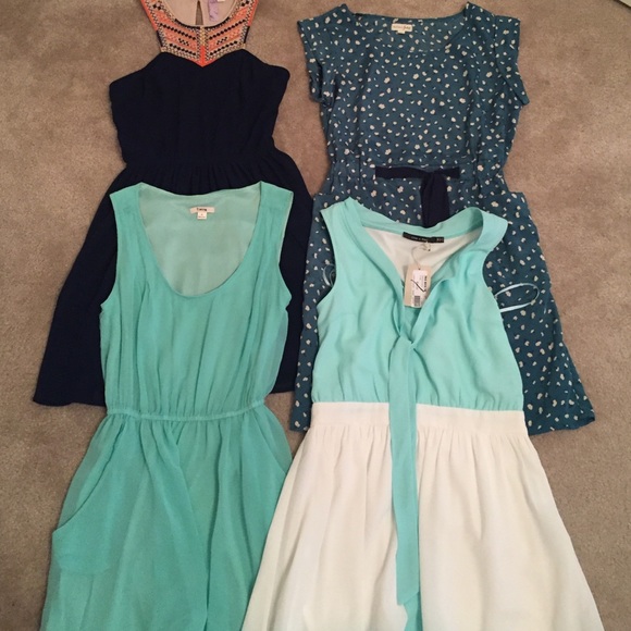 Shades of blues! Dress with tag is size M.