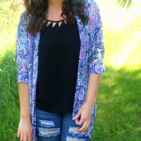 Purple kimono