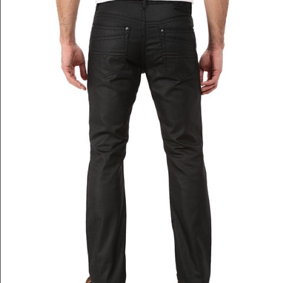 ⚡️PRICE DROP THiS WEEK ONLY⚡️Black Coated Jeans - Picture 2 of 3