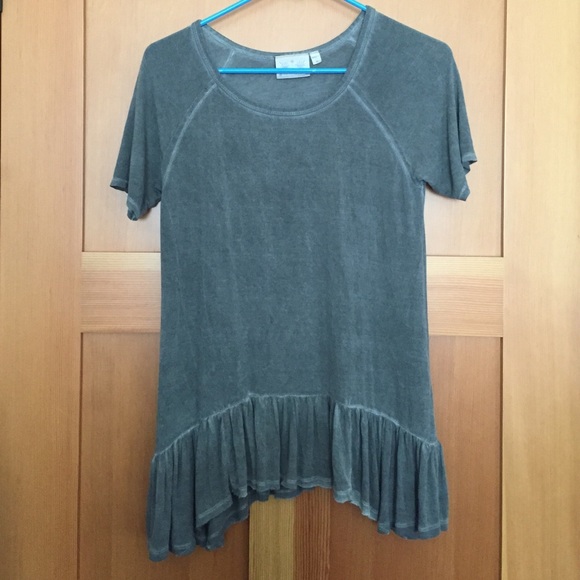 Gray blouse