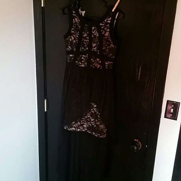 Prom dress ! Black and nude dress