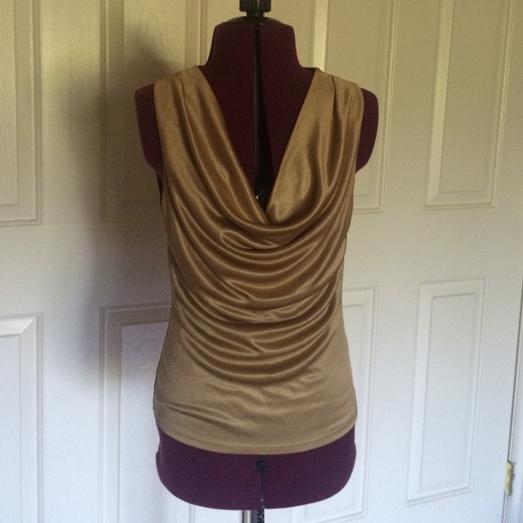 *SOLD* The Limited sleeveless gold blouse