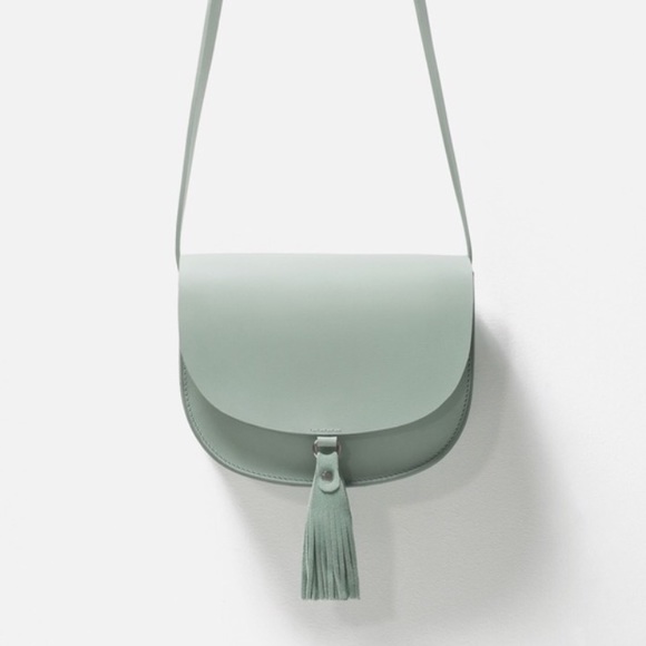 Zara Leather Purse - Mint