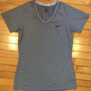 SOLD Gray Nike Pro Athletic Top