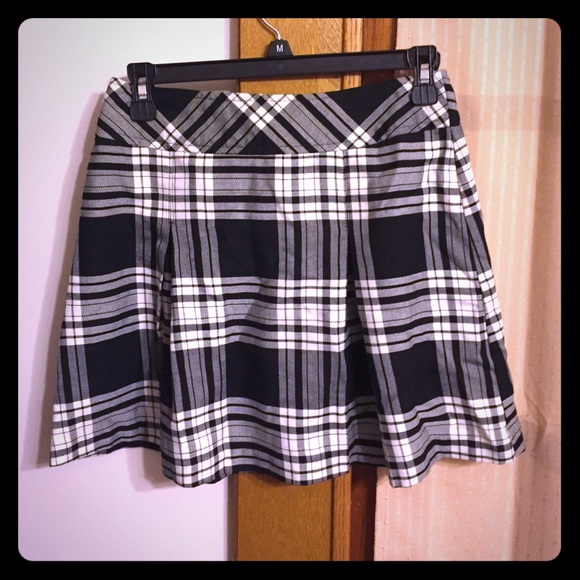Plaid mini skirt