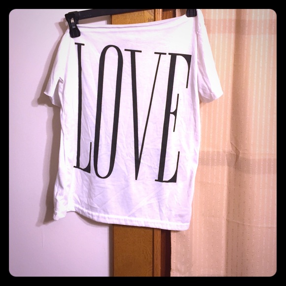 Off the shoulder top.