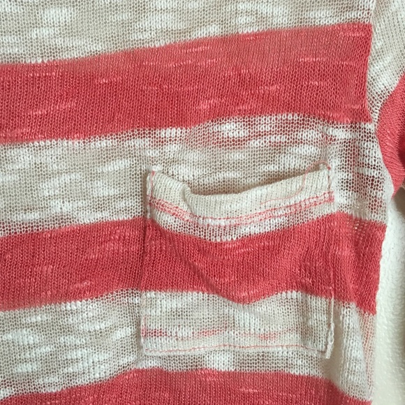 SOPRANO PINK AND BEIGE KNIT CROP TOP - Picture 3 of 4