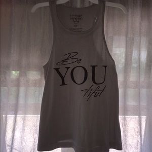 Like new grey racerback tank - grey - size small