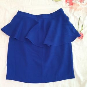 NWOT Mustard Seed Peplum Pencil Skirt