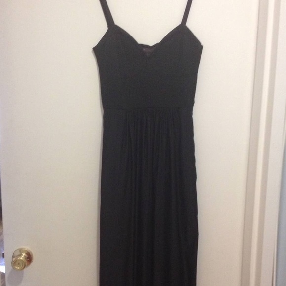 Black BCBG classic evening dress